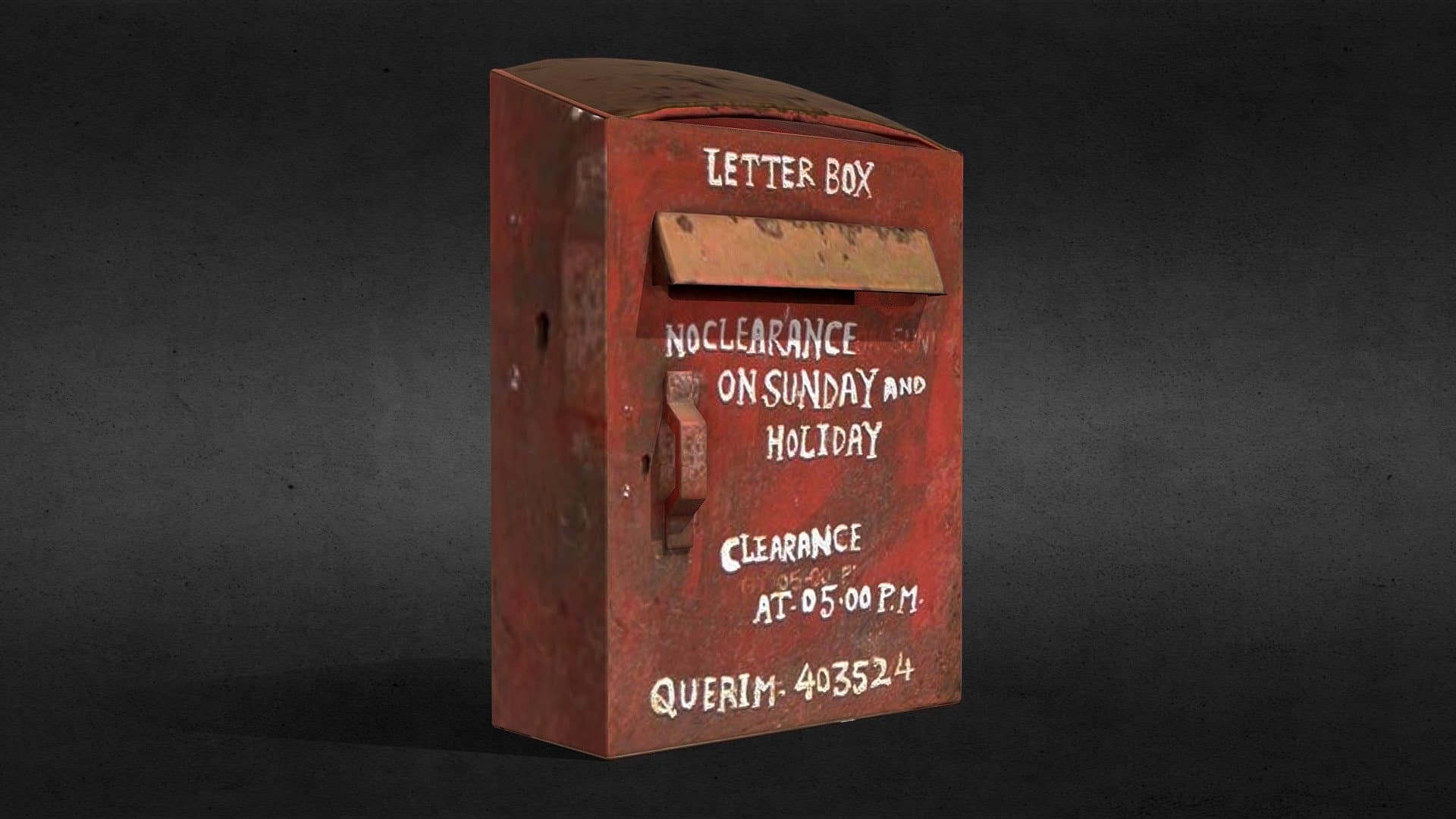 Old Indian Letterbox