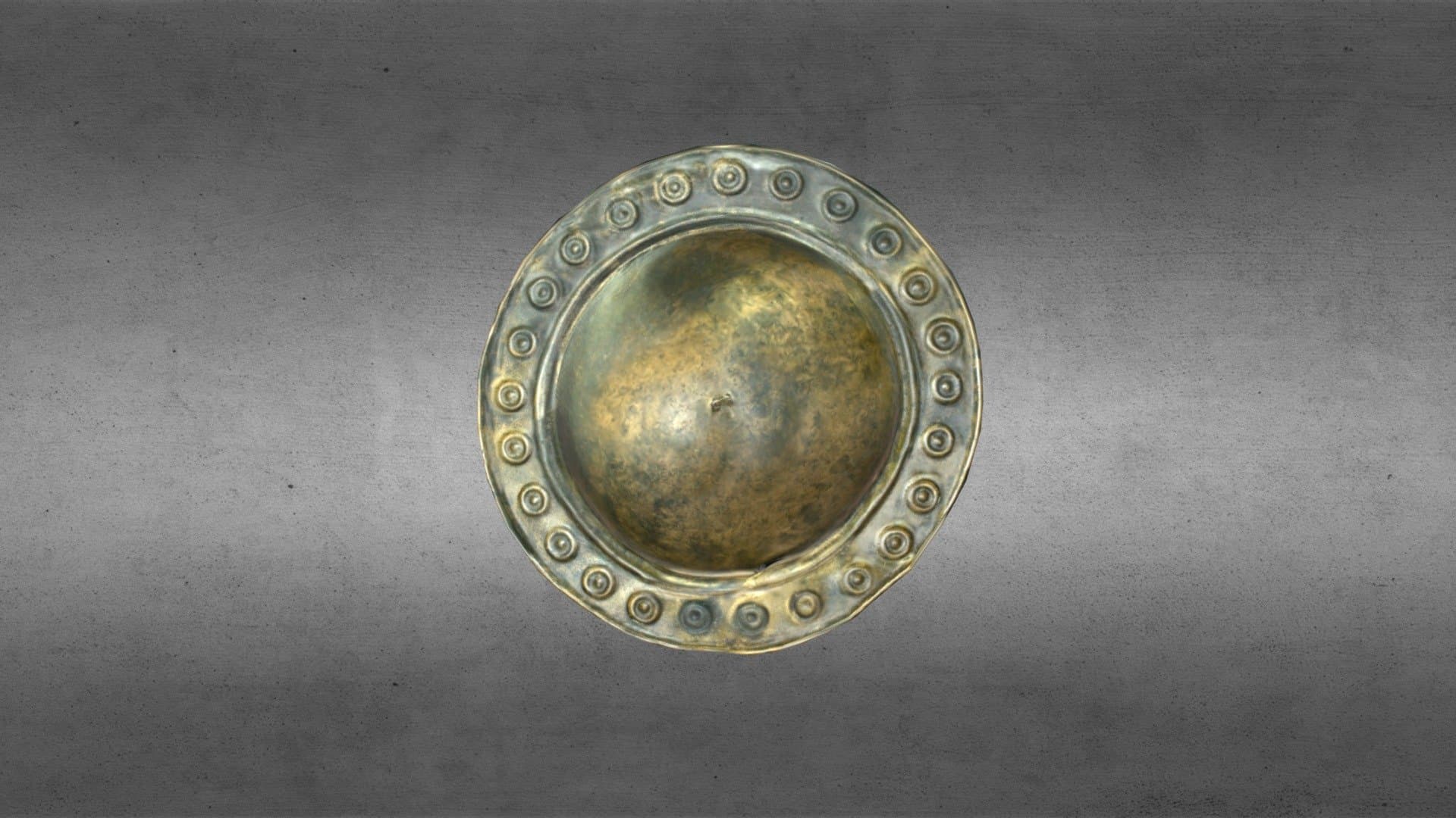 Bronze domed shield boss or phalera