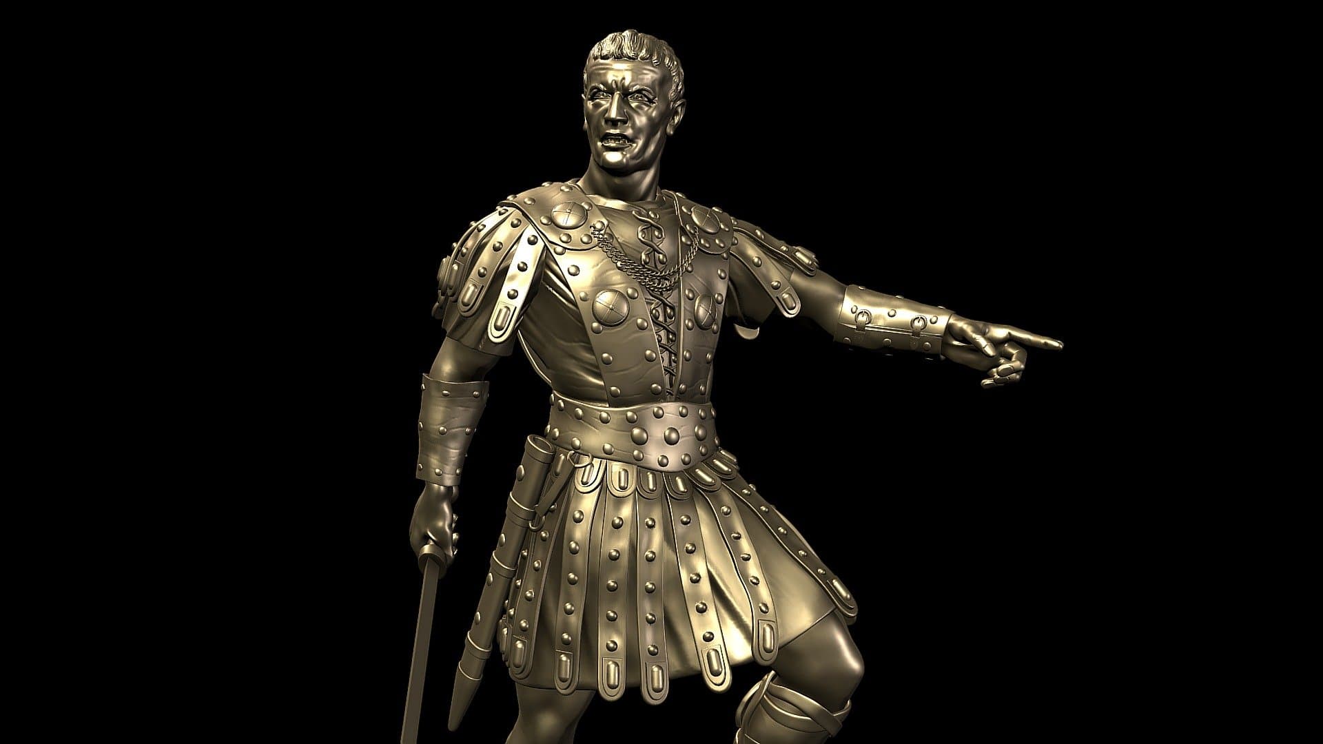 Roman General - 3d printable