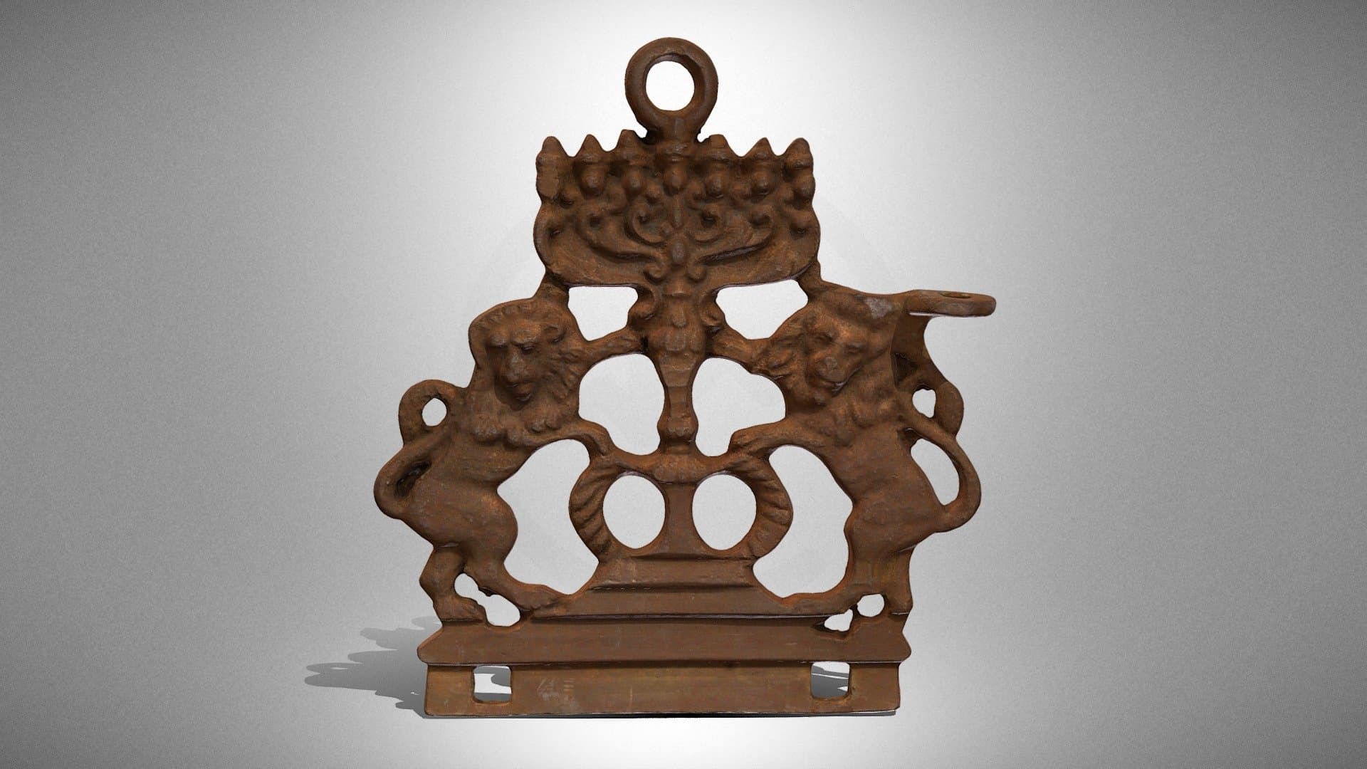 Fragment of the Hanukkah menorah