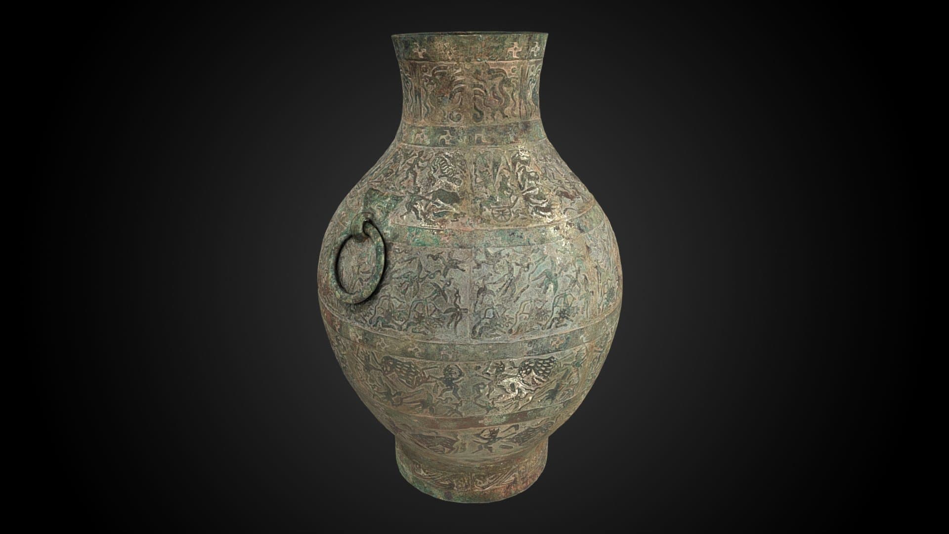 Hu wine vessel, 5th C BCE