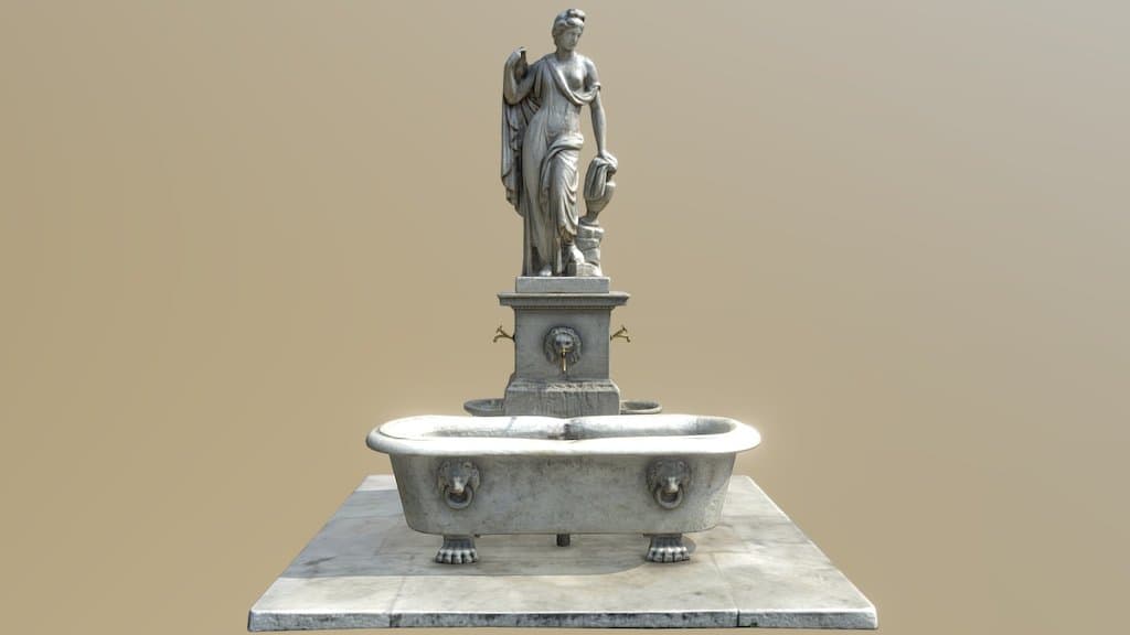 Naiade Fountain Statue - Lucca