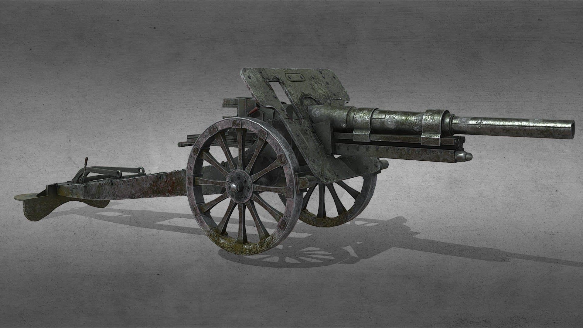 Early 1900s Artillery Cannon