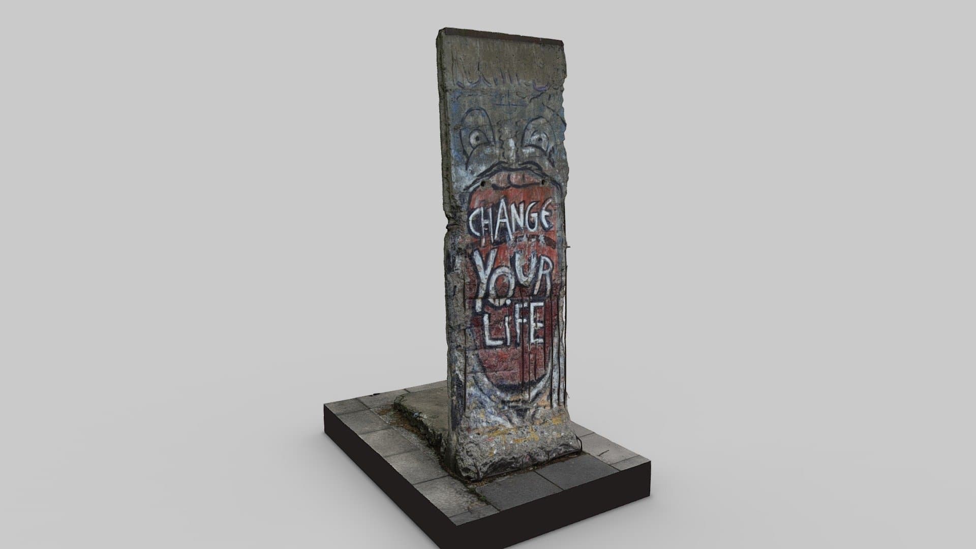 Change Your Life Berlin Wall Section