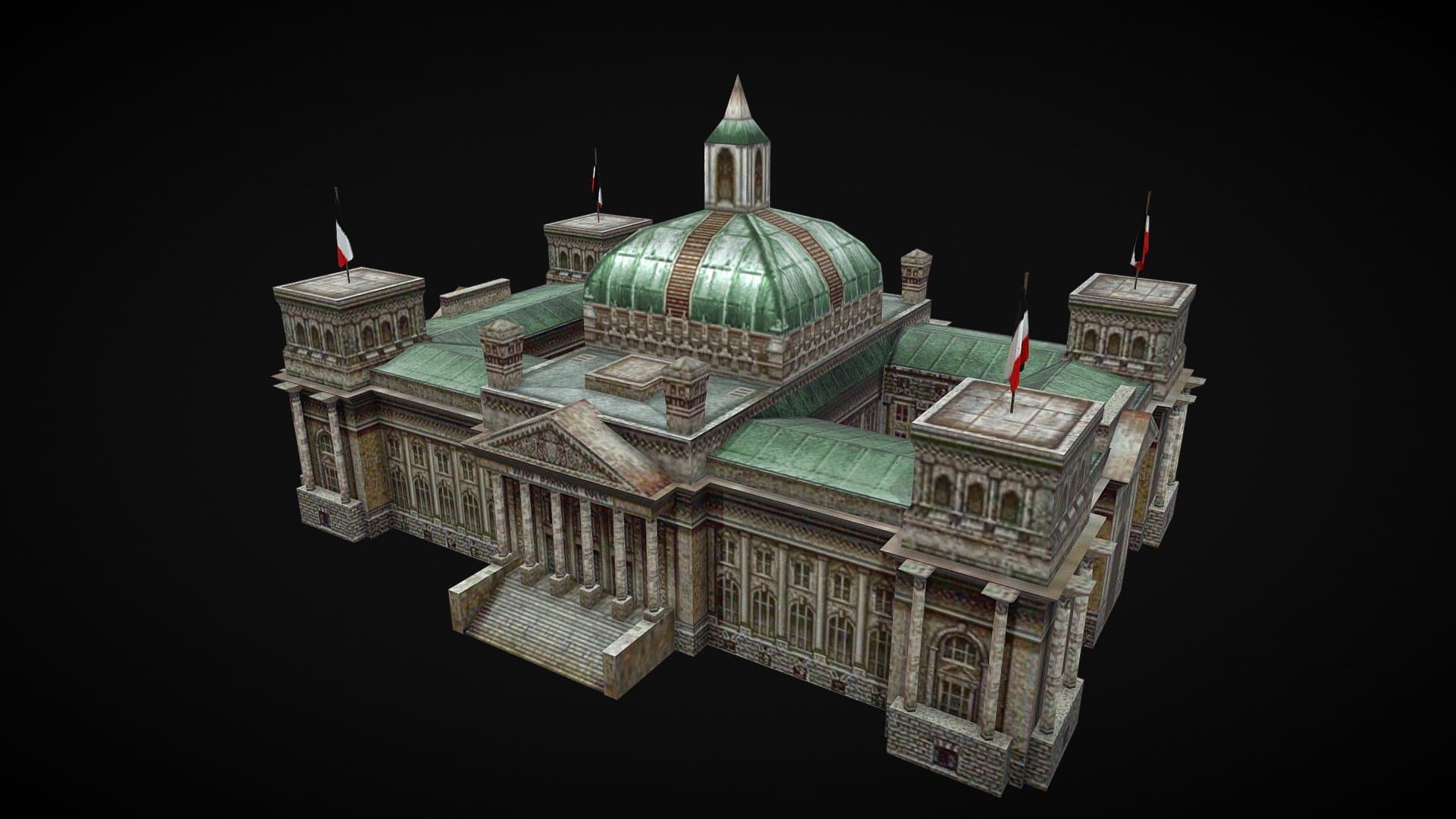 Reichstag (low poly)