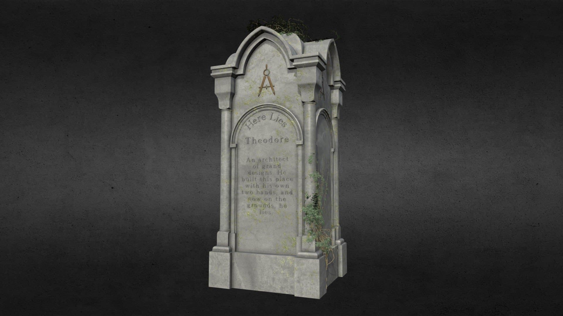 Haunted Mansion Project: Ted Rich's Tombstone