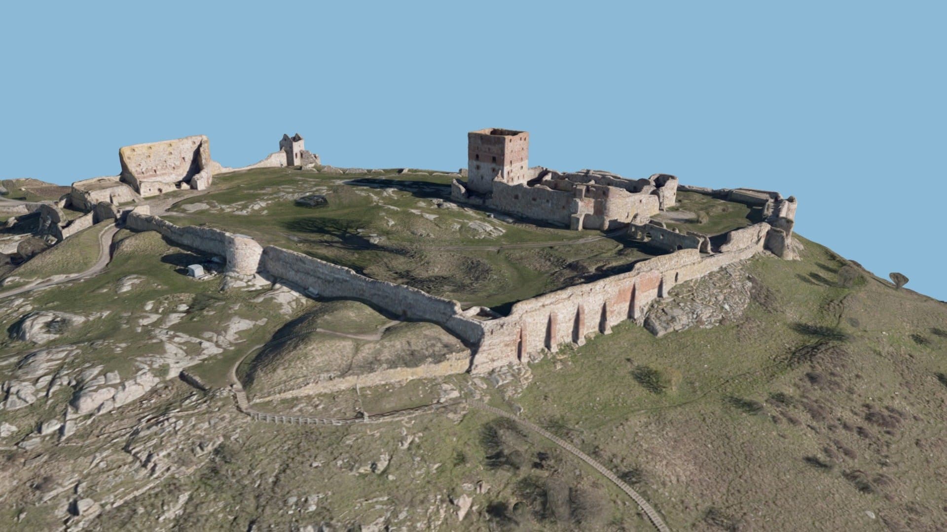 Hammershus - Scandinavia's largest castle ruin