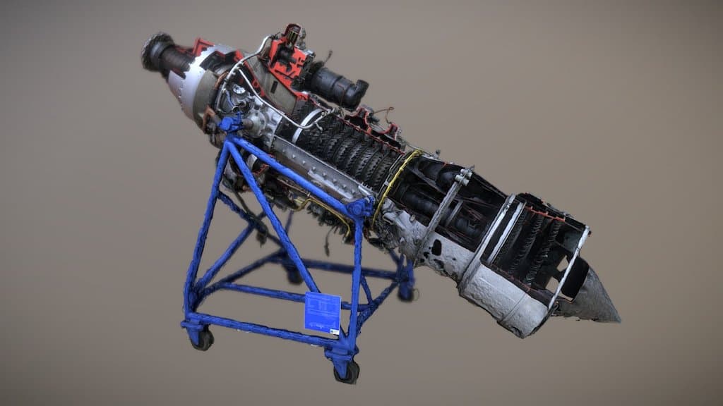 Turbo schaft engine Ivchenko AL-20