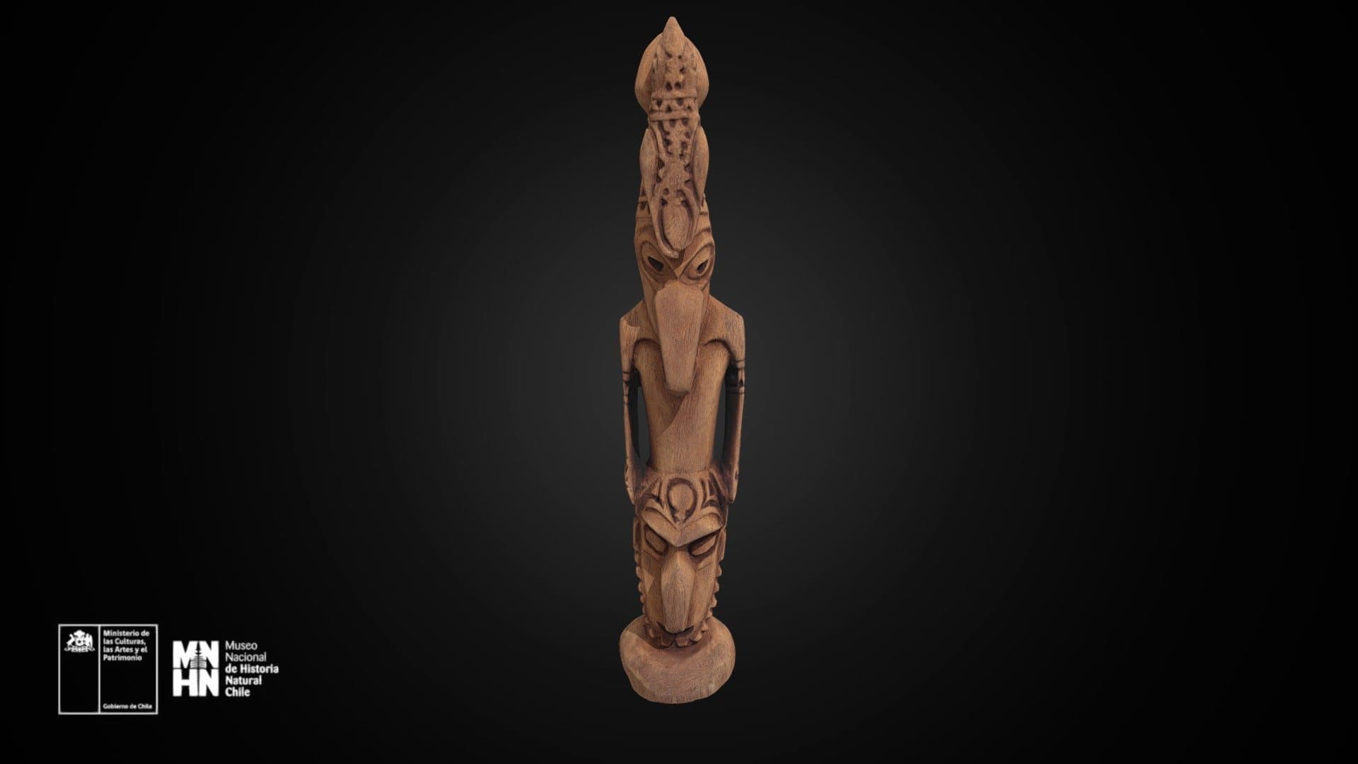 Figura ornito-antropomorfa de Papúa Nueva Guinea