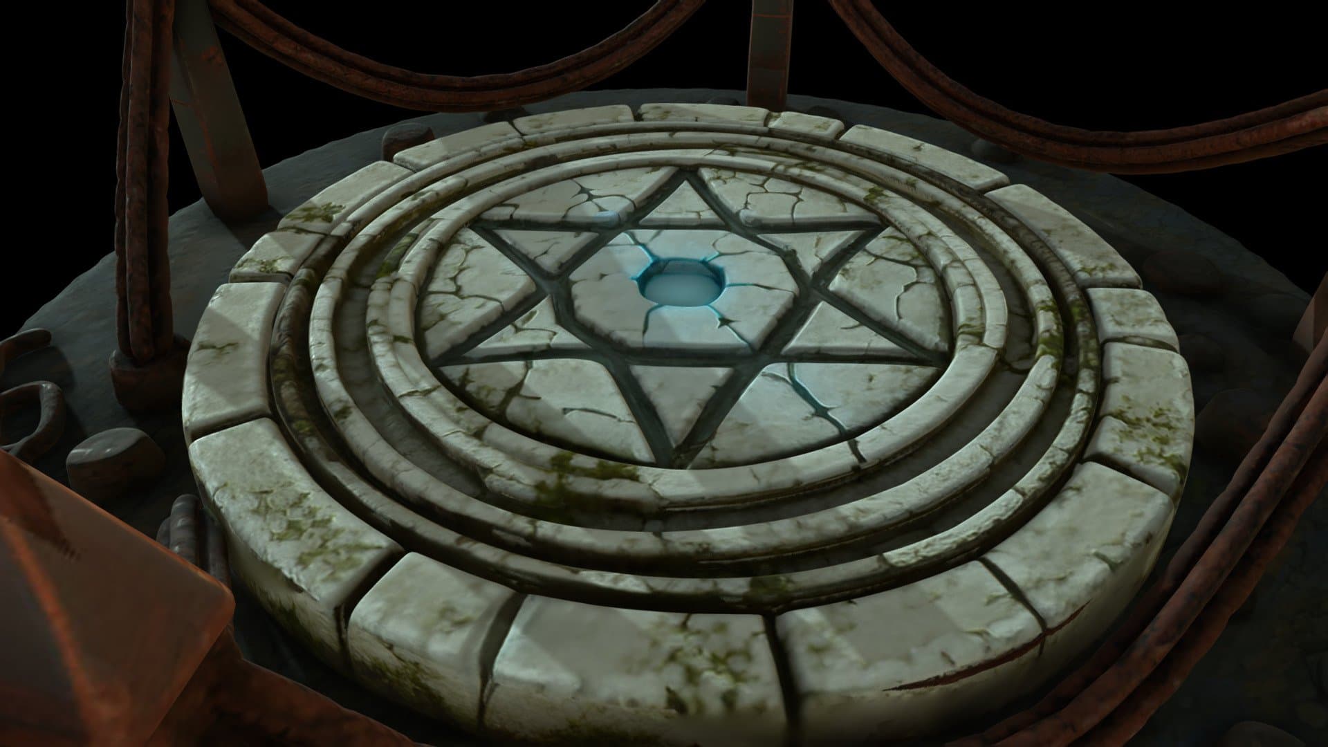 Occult Ritual Circle – Stylized Prop