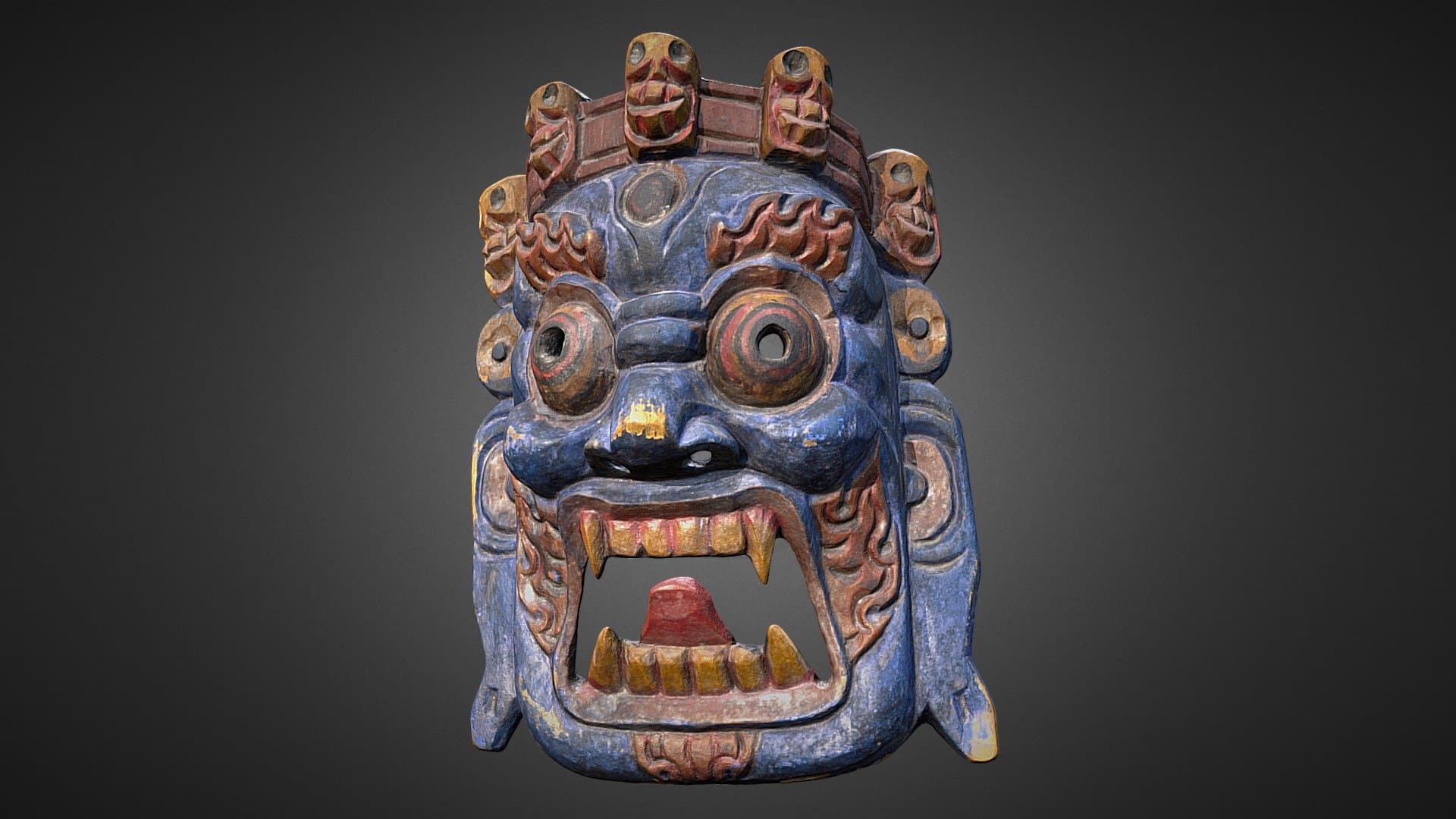 Nepalese tribal mask