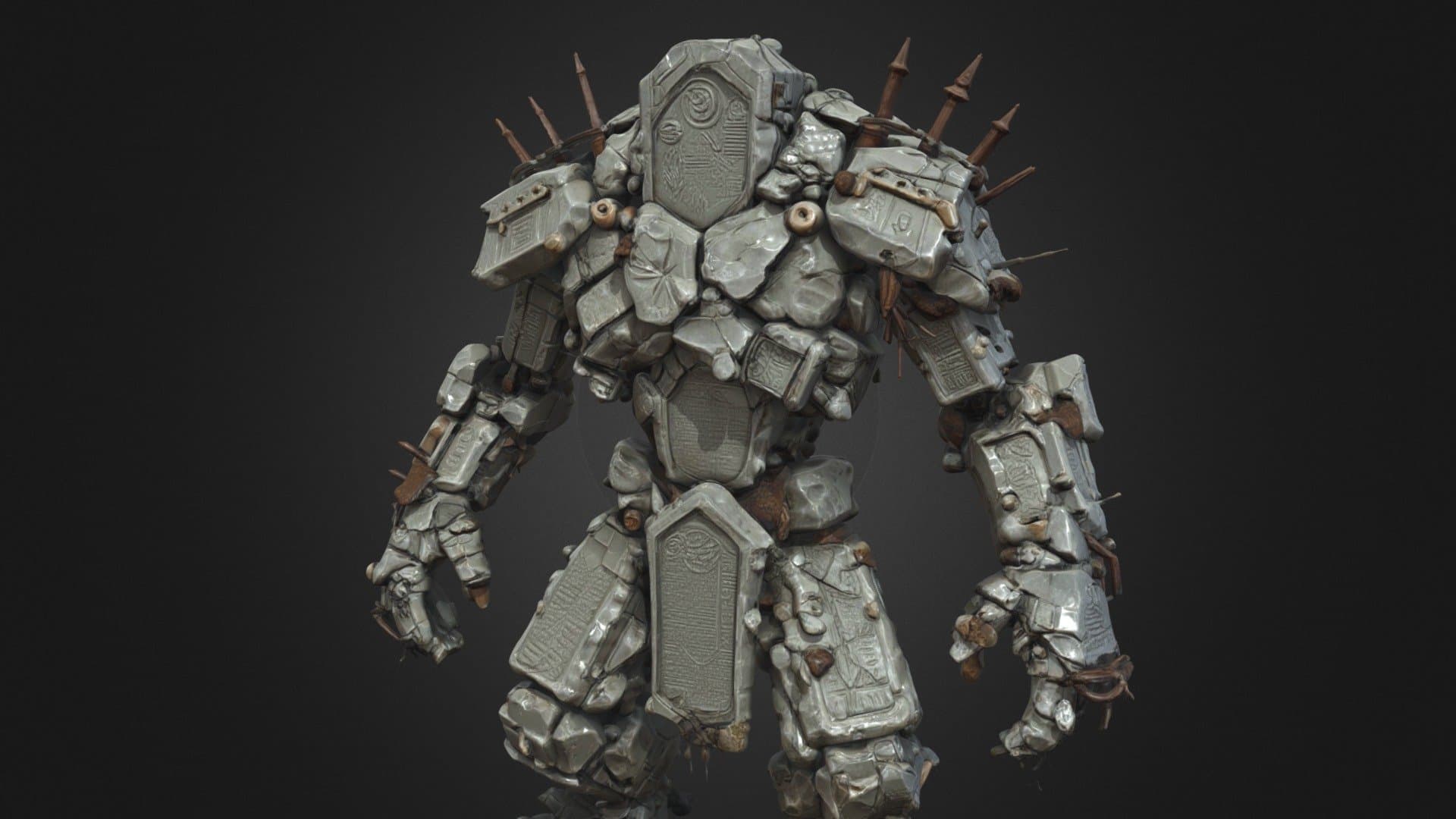 Gravestone Golem - Cemetery Guardian