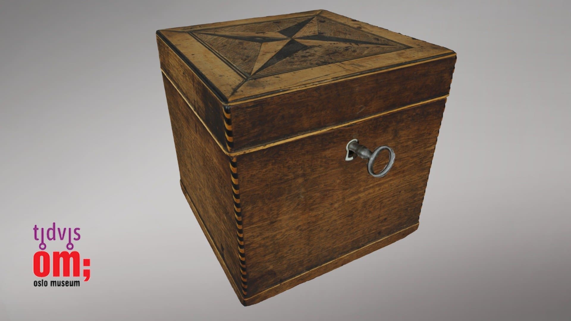18th century wooden box