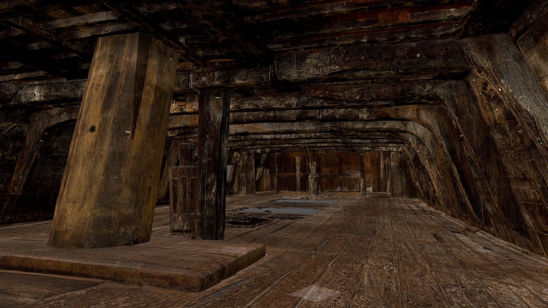 Vasa, the upper gun deck