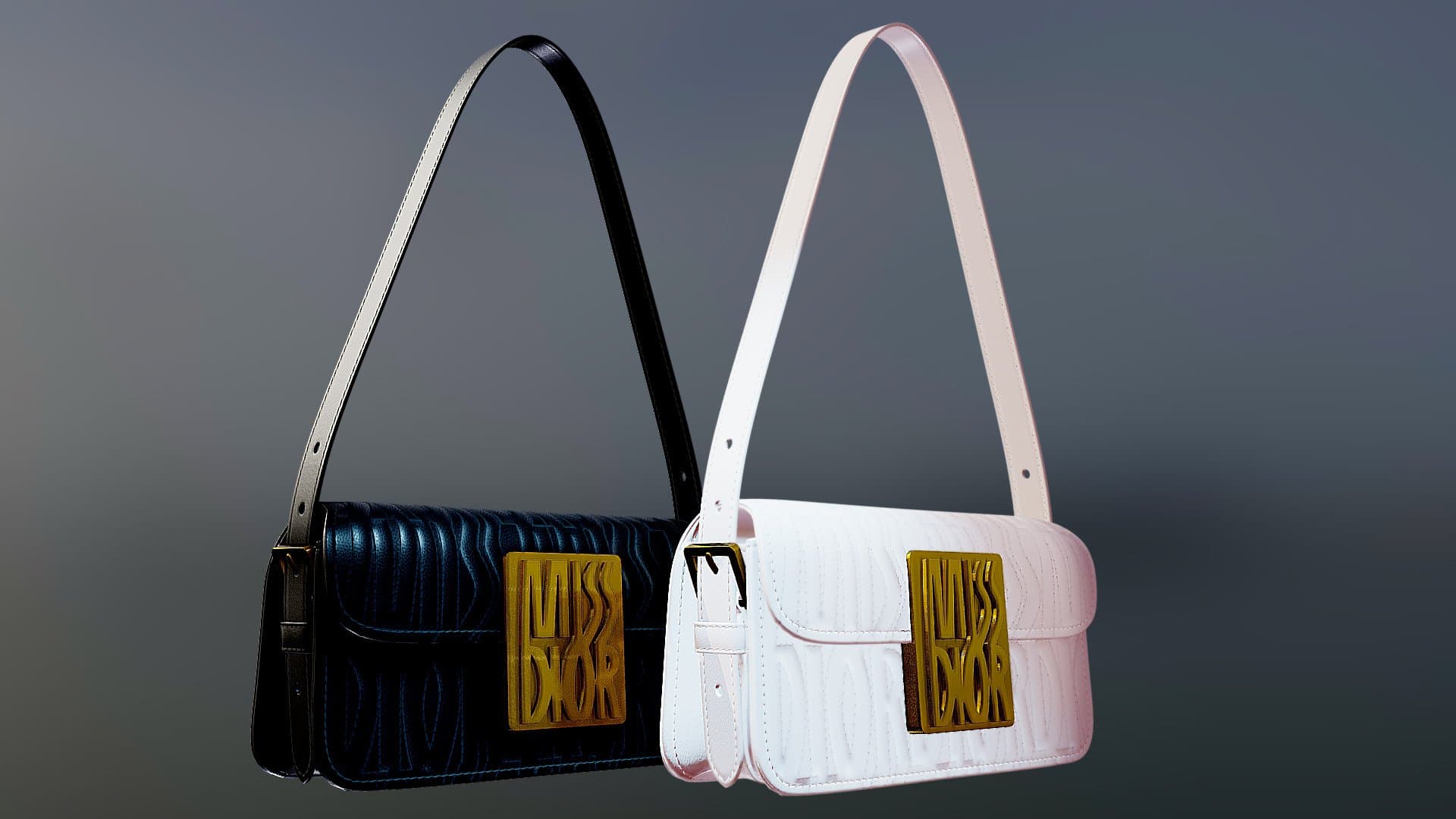 Bolso Miss Disor Con Solapa Piel