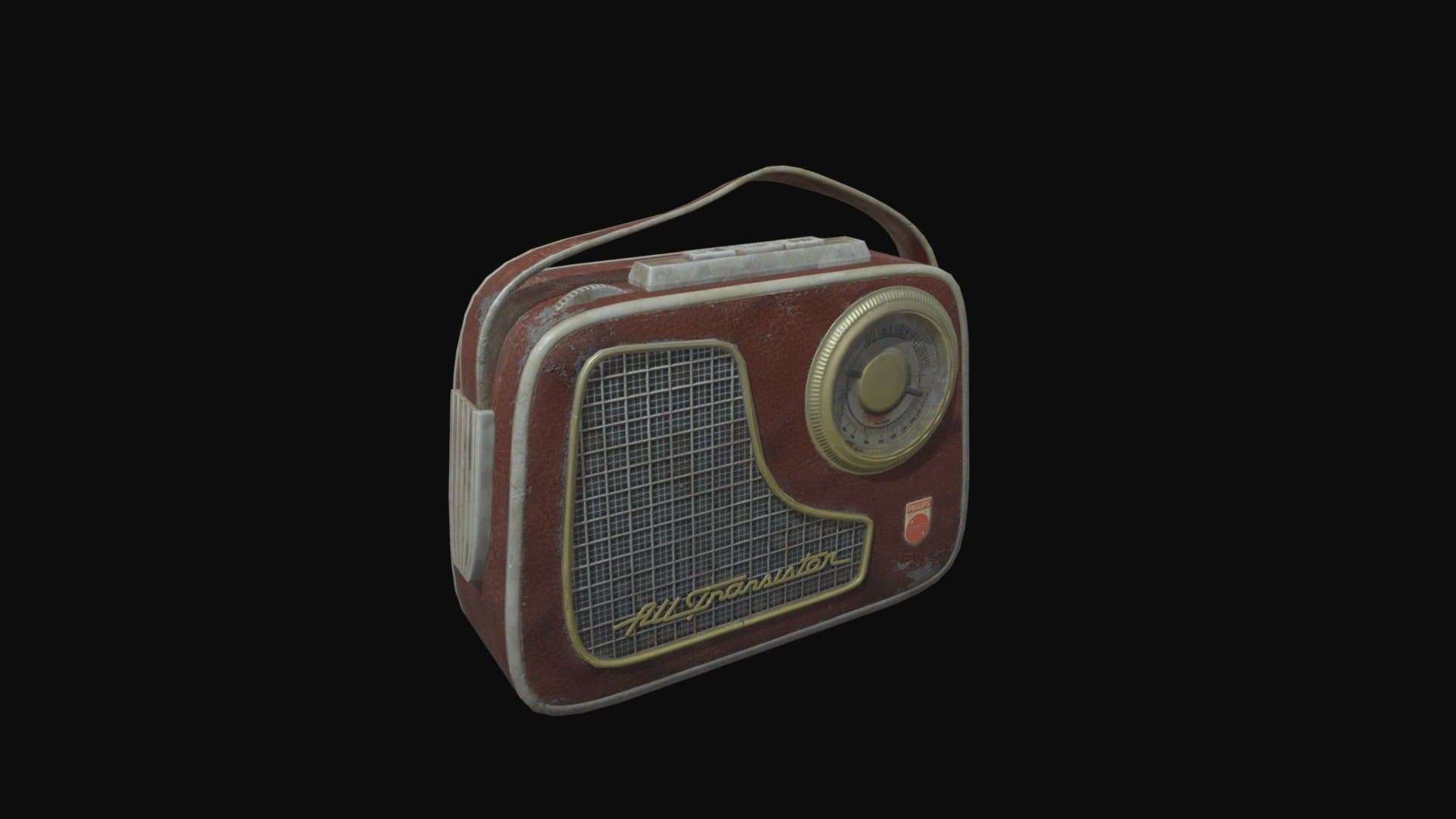 Old radio player