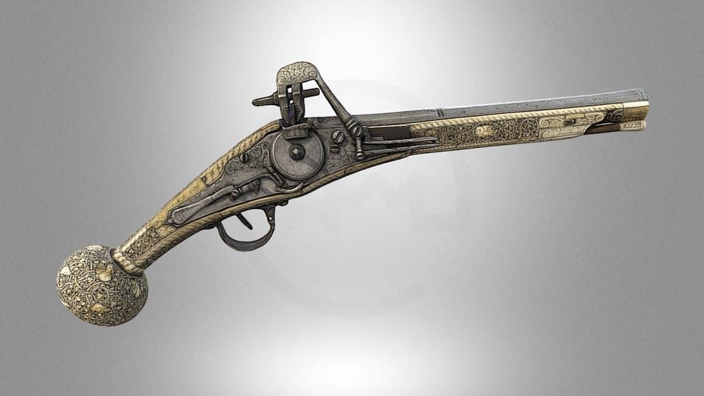 Wheellock pistol