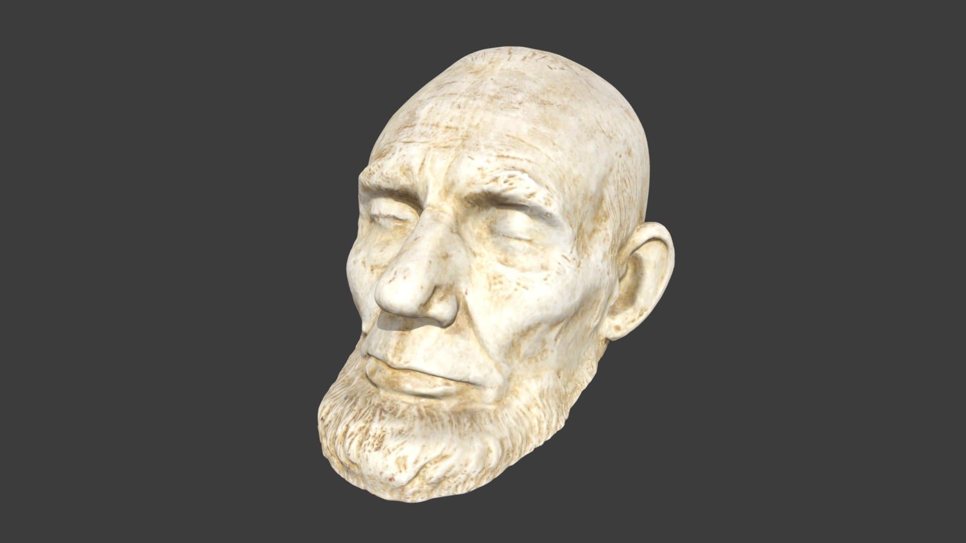 Abraham Lincoln Mills Life Mask