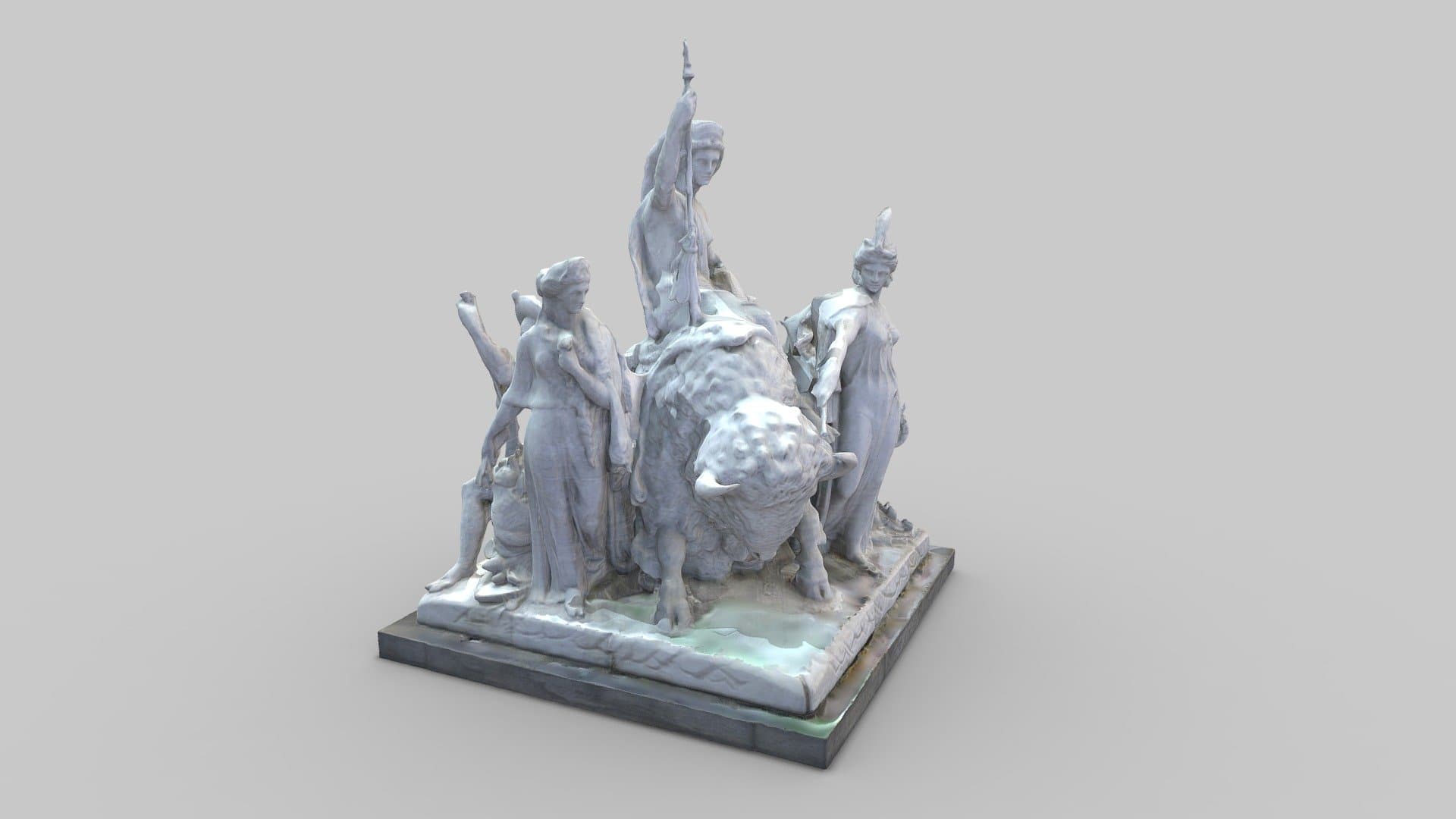 Albert Memorial America Statue