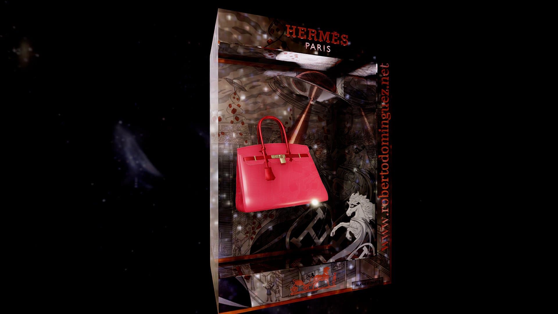 Her m  ès window display for Metaretail