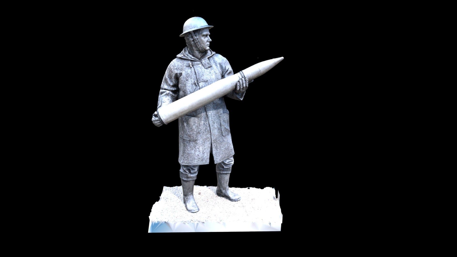 Korean Memorial Statue