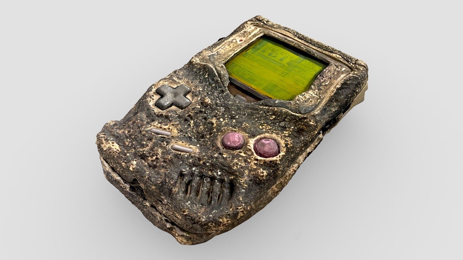 Gulf War Burned Nintendo Gameboy