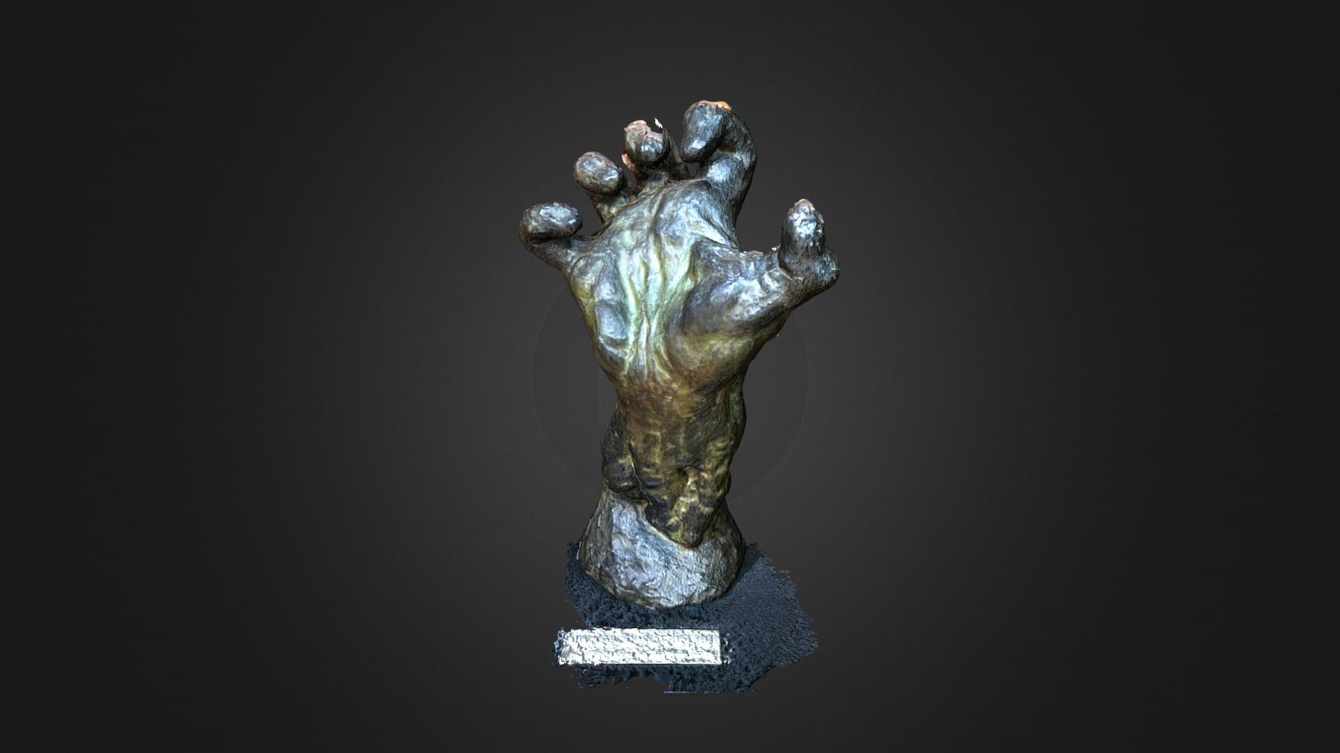 Rodin, "Clenched Hand", Fitzwilliam Museum