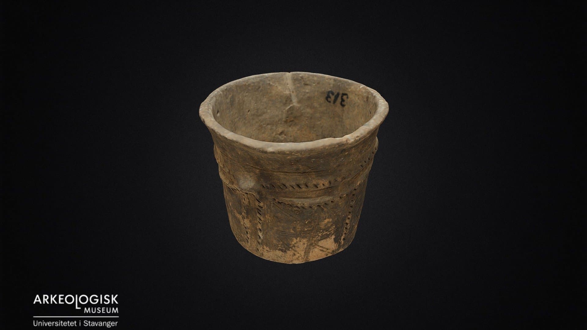 Pottery from the iron-age.