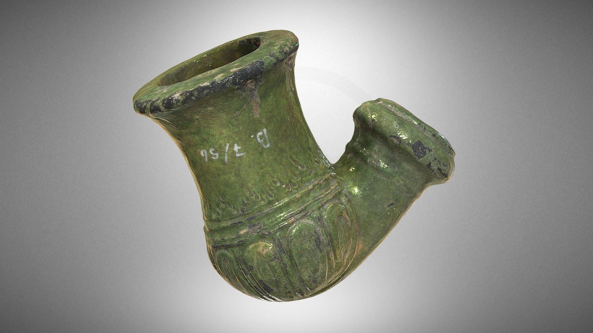 Composite smoking pipe – “lulka”