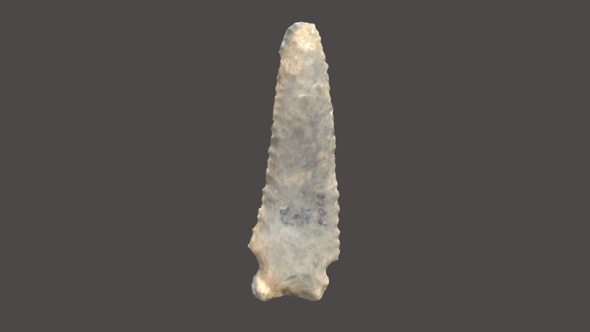 FR016, Early Archaic, Kirk stemmed point