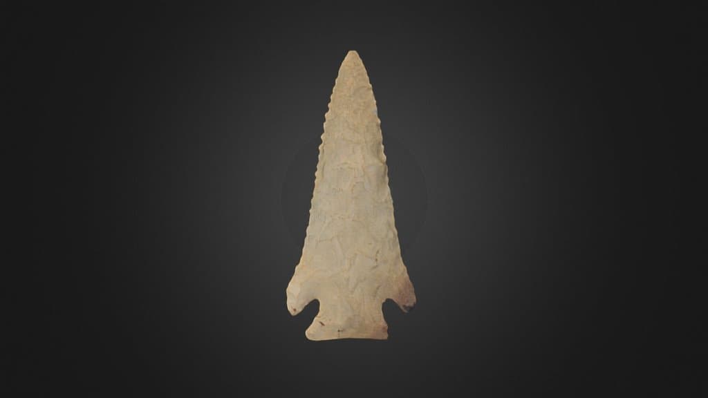 Kirk Corner-Notched Spear Point (2472a1201)