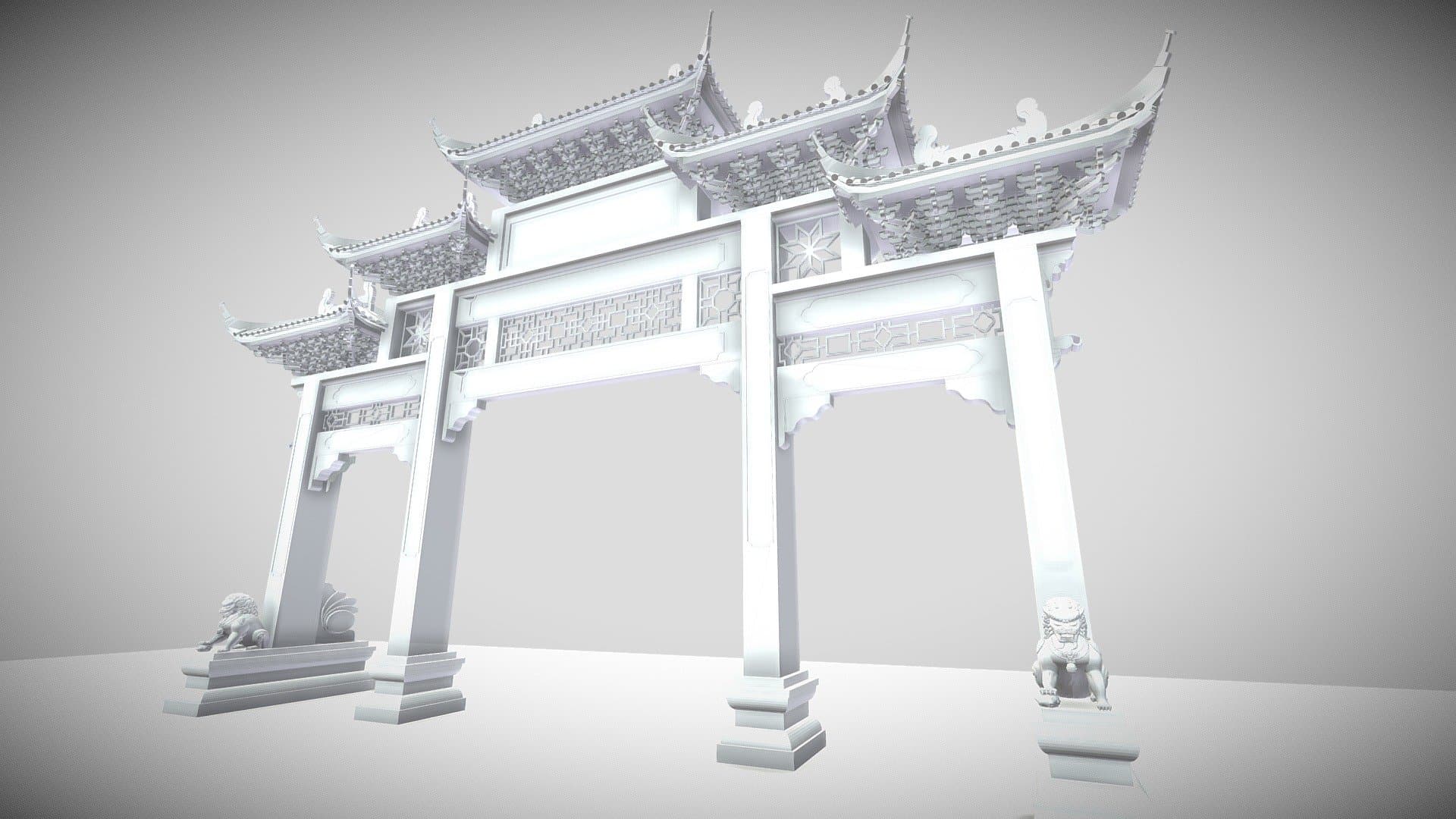 Chinese Archway 01
