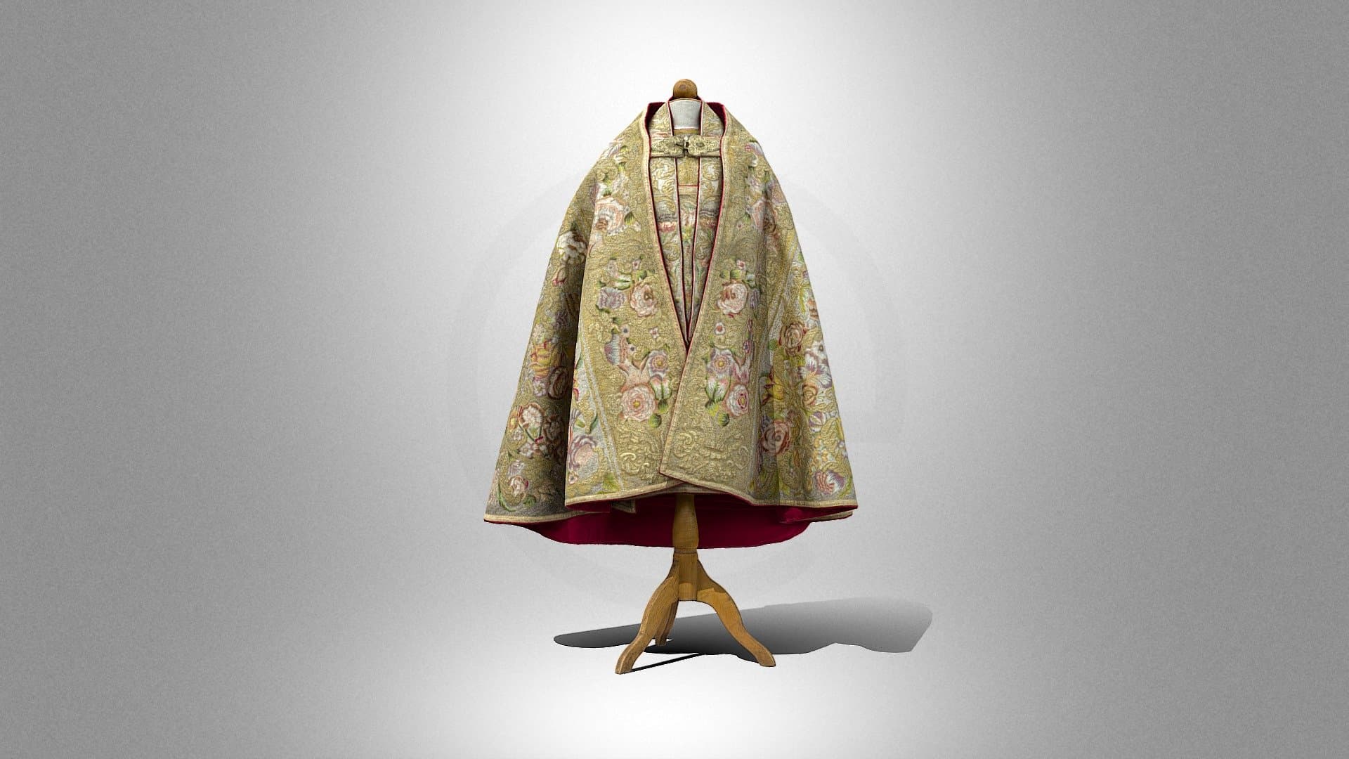 The rose liturgical vestment set