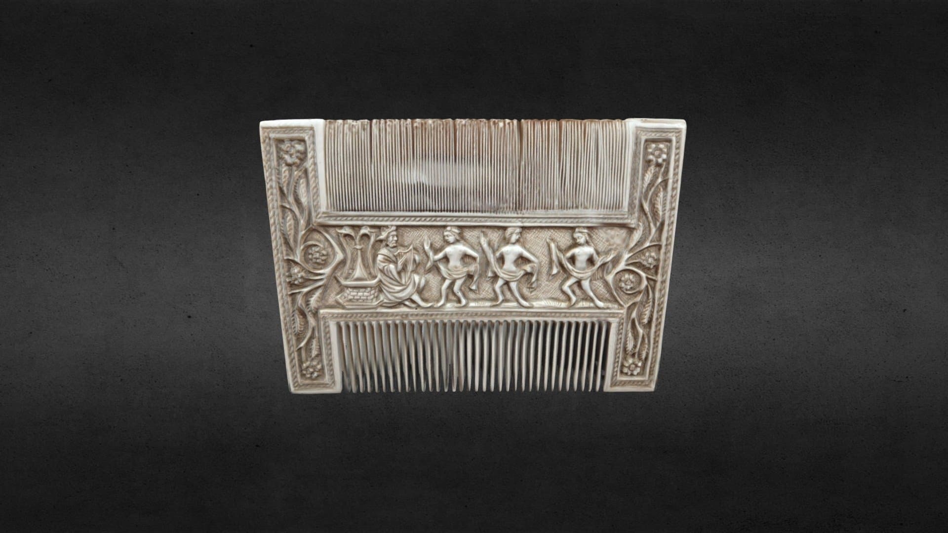 Comb scenes of the life King David and Bathsheba
