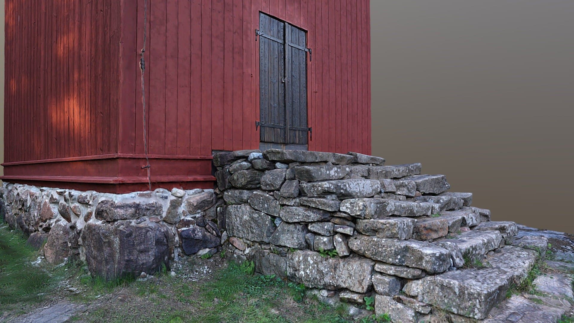Bell tower of Lemu church, Masku, Finland