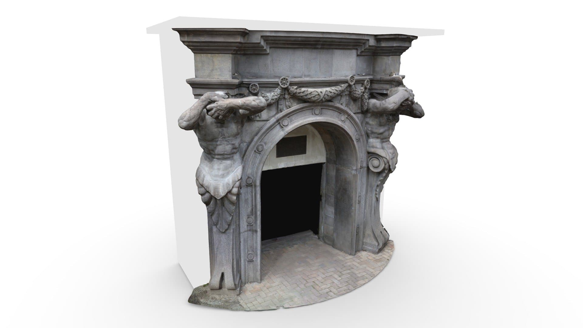 The Atlantes, sculptured by James Gilbert