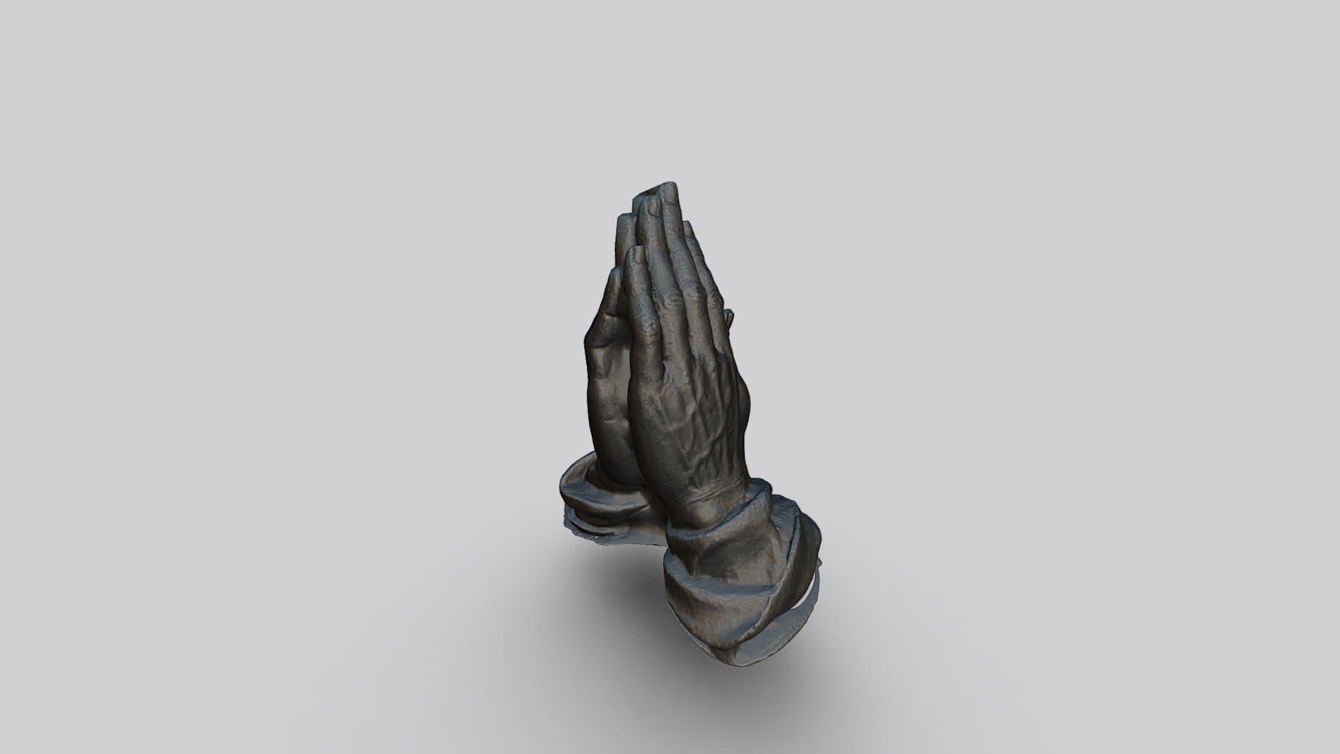 Praying Hands 3D Model - Albrecht Durer