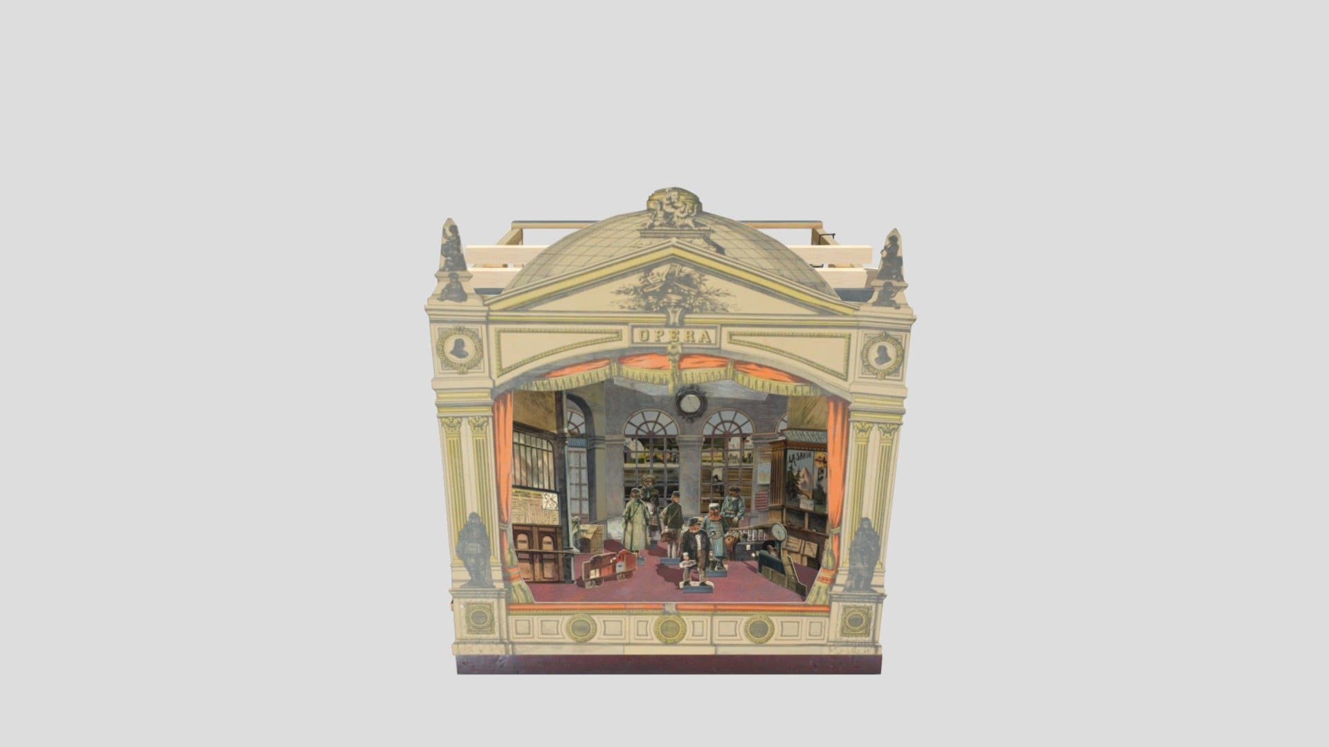 Toy theatre Opera Grand théâtre Nouveau, c. 1913