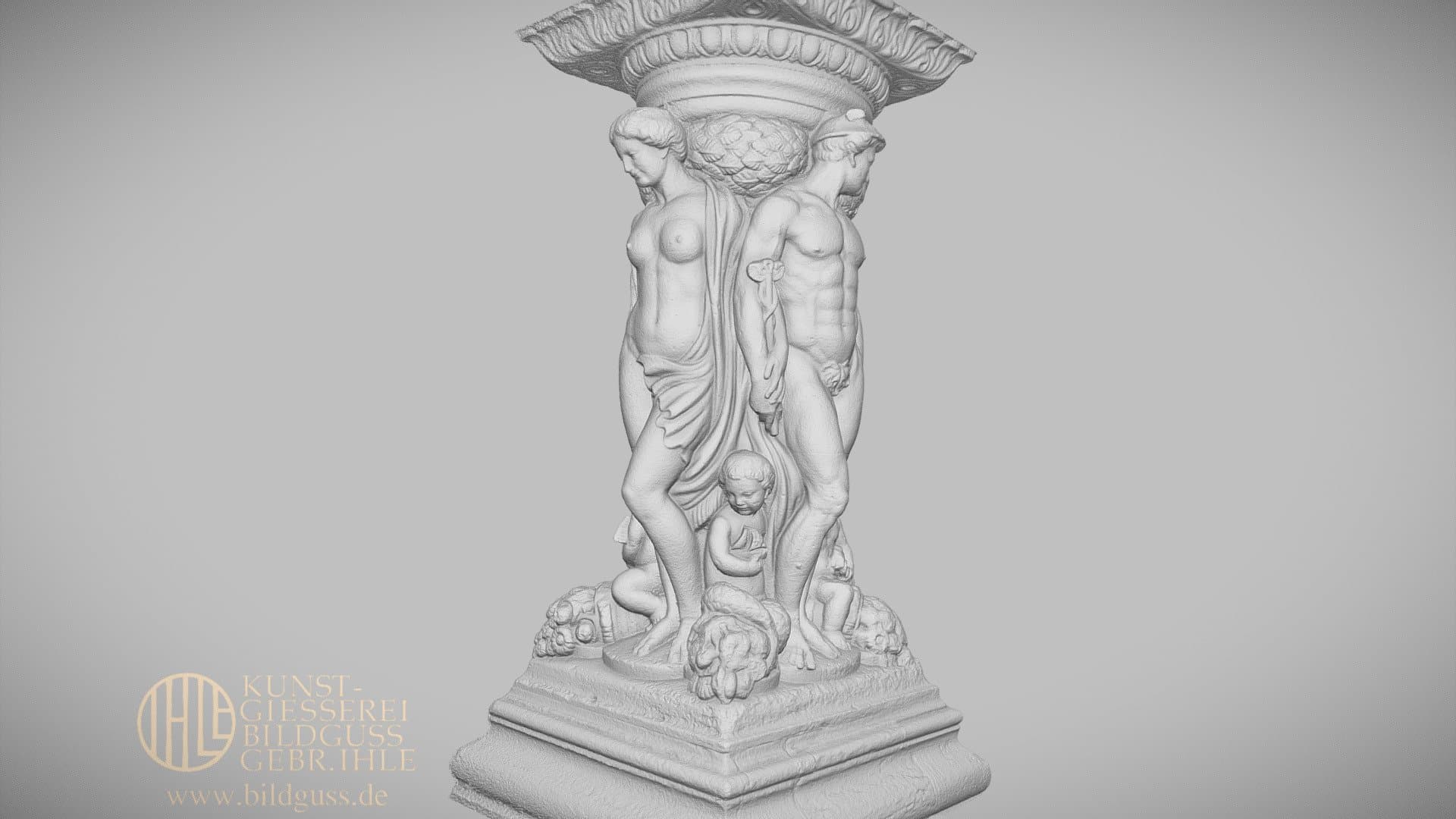 Caryatid Kassel (Germany) trainstation