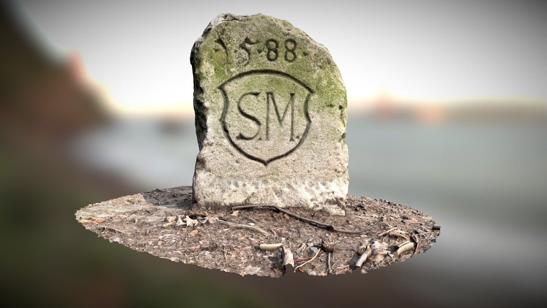 Boundary stone from 1588 - Brno Kohoutovice