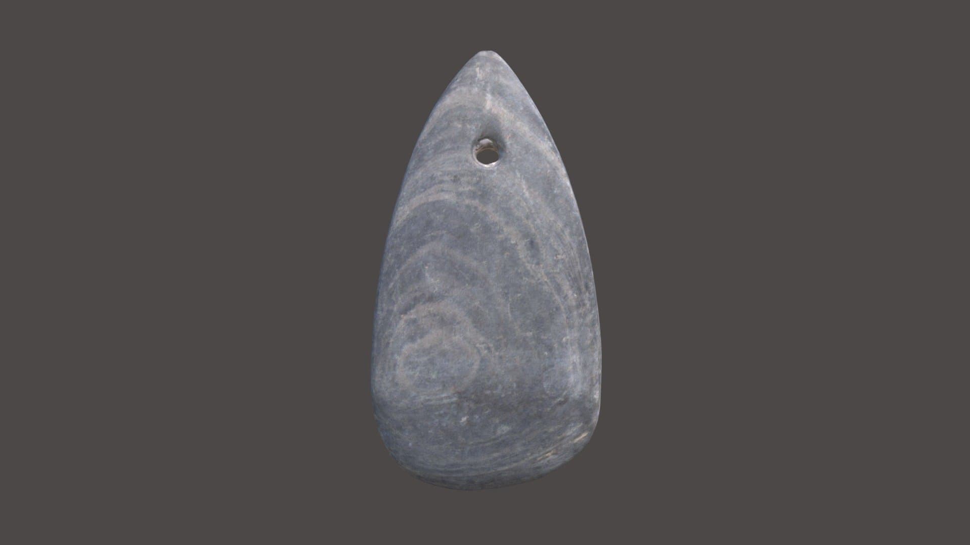 FR066, Late Archaic Glacial Kame, slate pendant