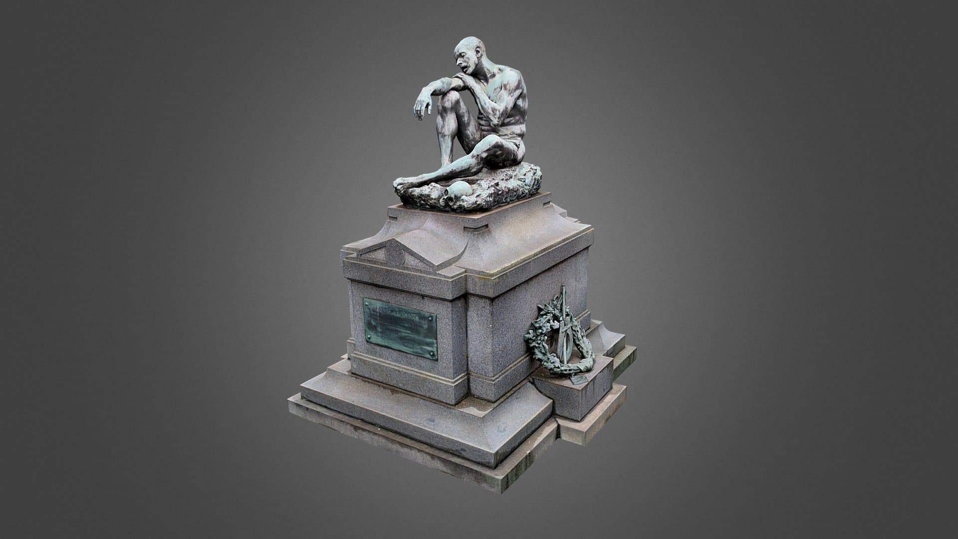 Lucini's Funeral Monument by Achille Alberti