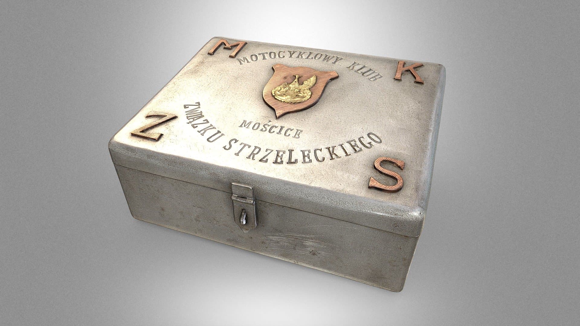 The casket of the Moscicki Motorcycle Club