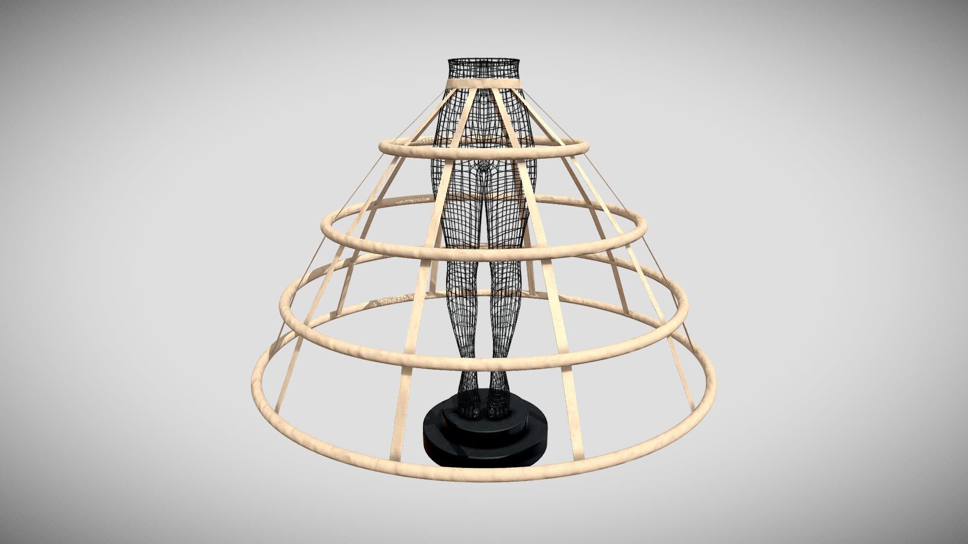 Crinoline (1856) - a digital reconstruction