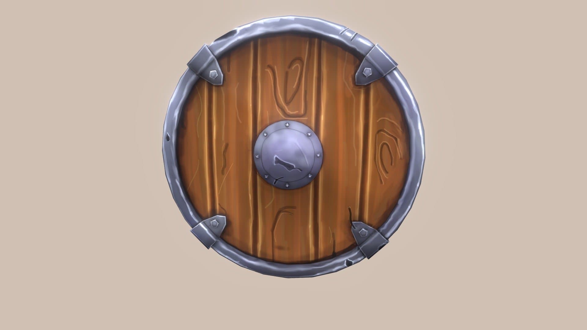 Hand-painted Shield
