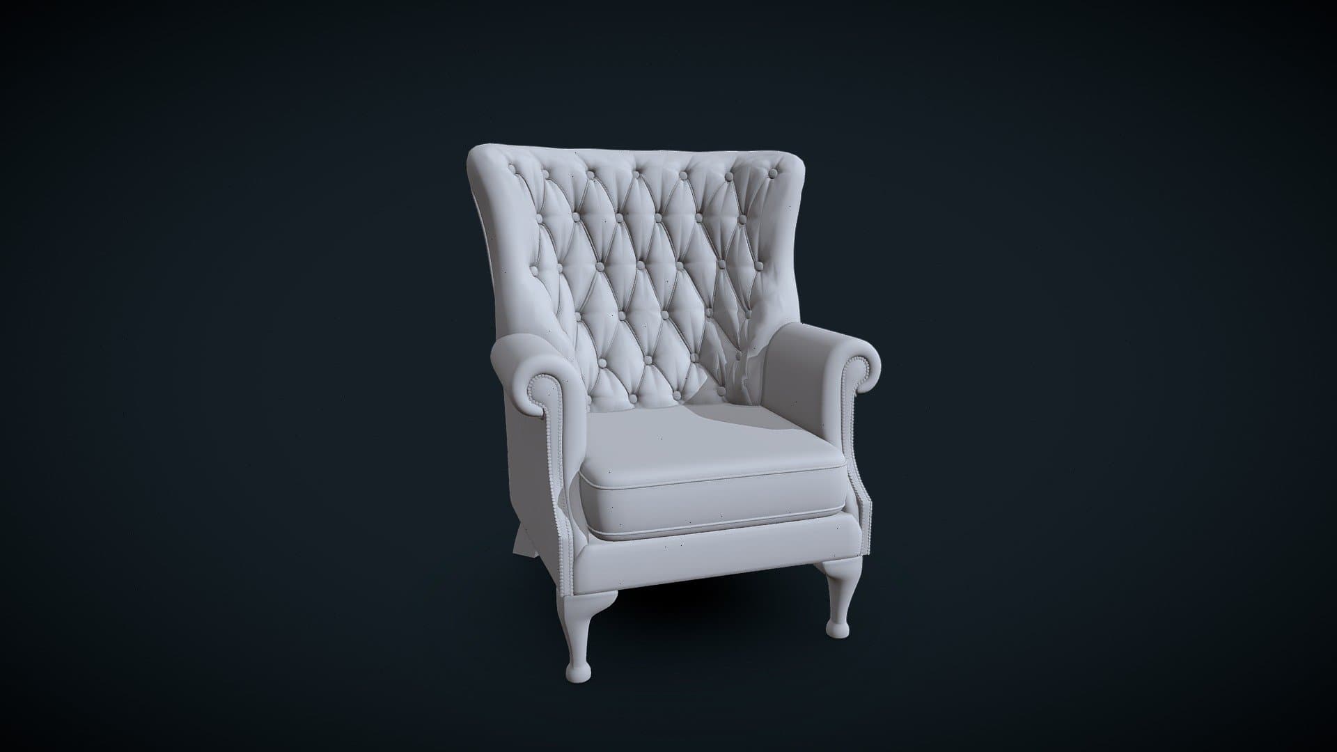 Tudor Leather Wing Armchair