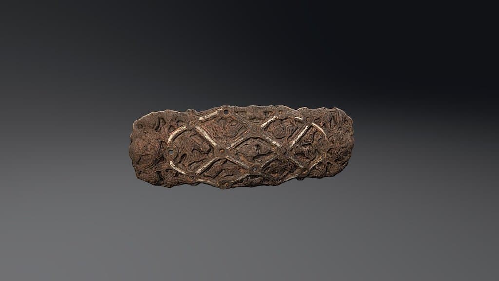 Equal armed brooch, Bj 620, Birka