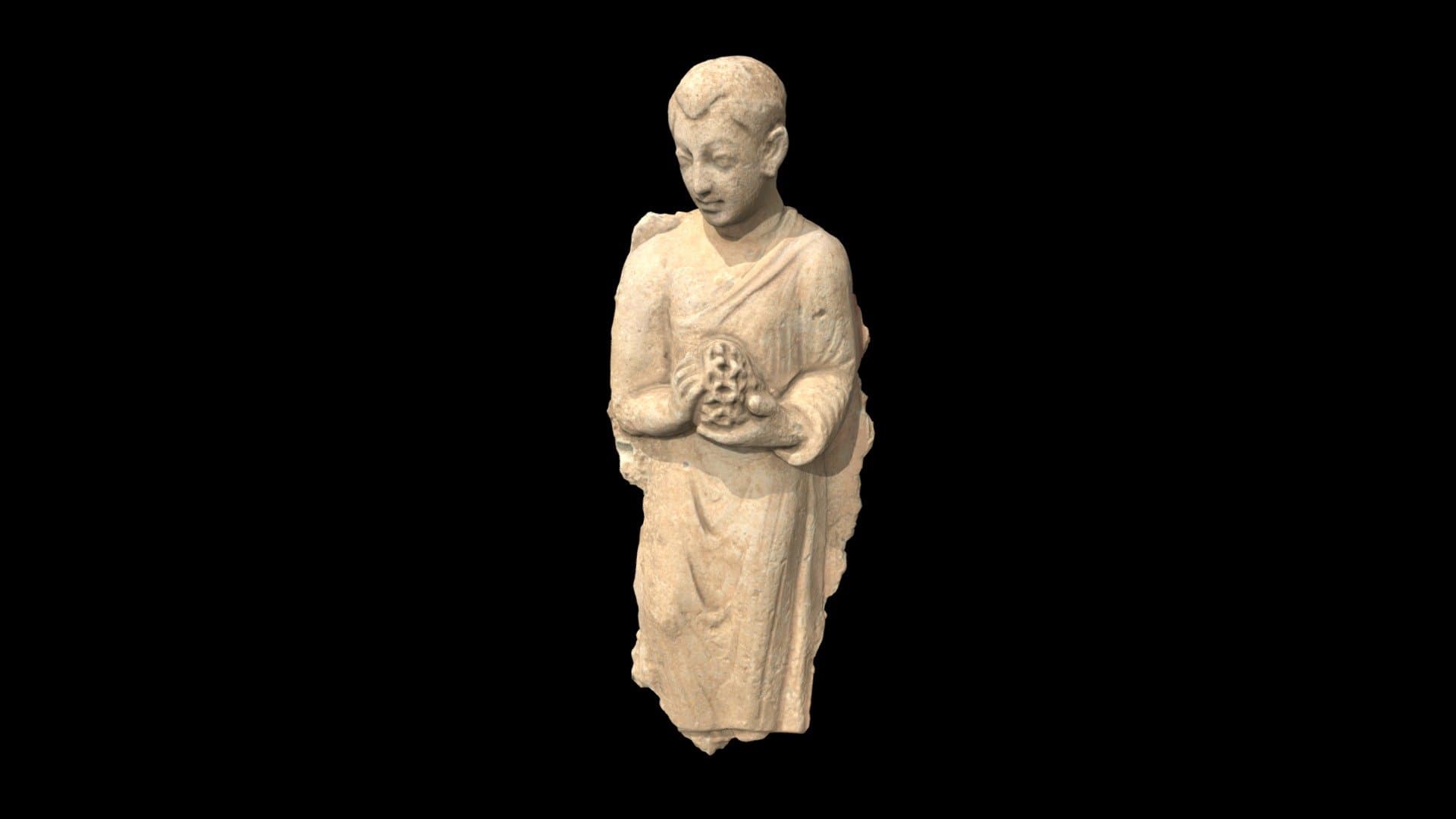 1967.41 Monk Bearing Offerings
