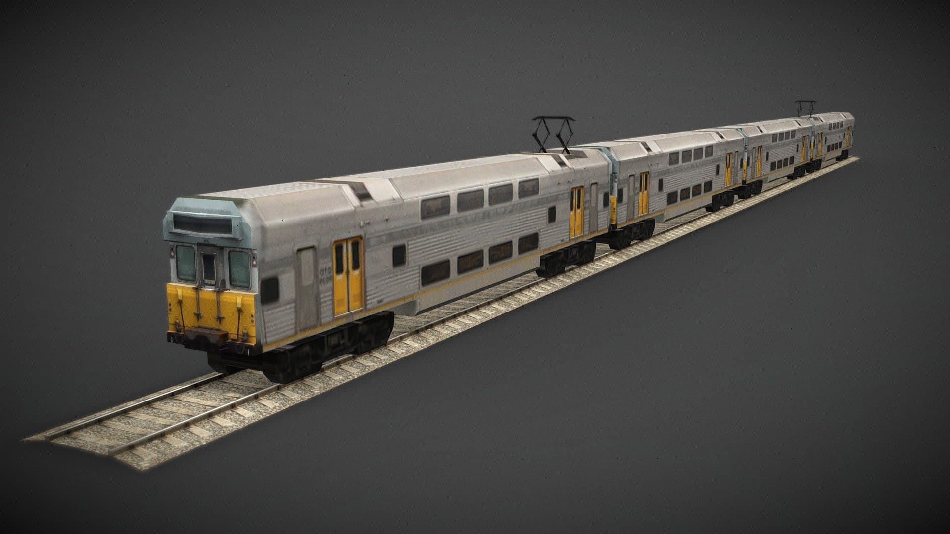 Sydney Trains S Set Low Poly