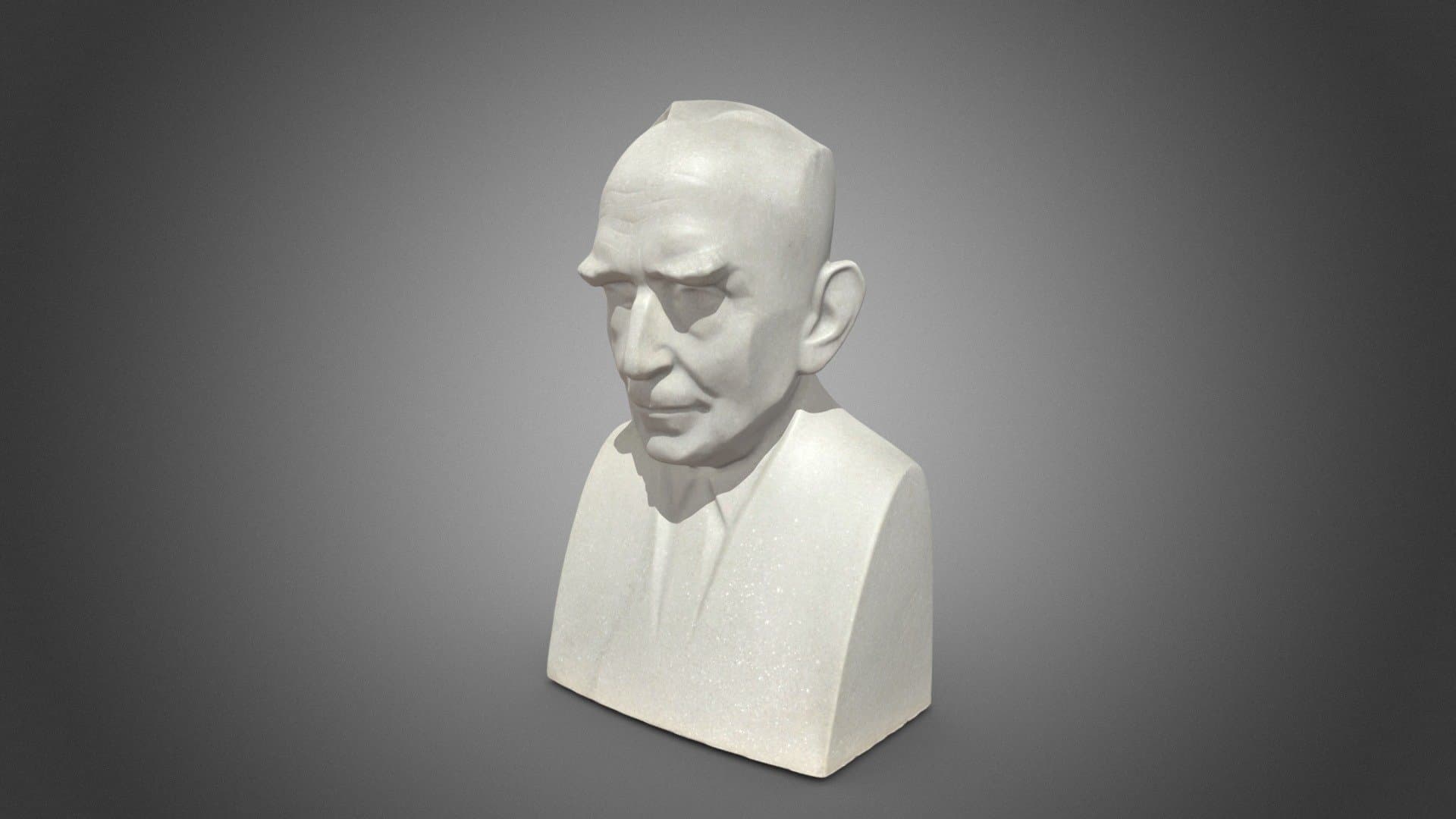 Marmorbüste: Otto Hahn